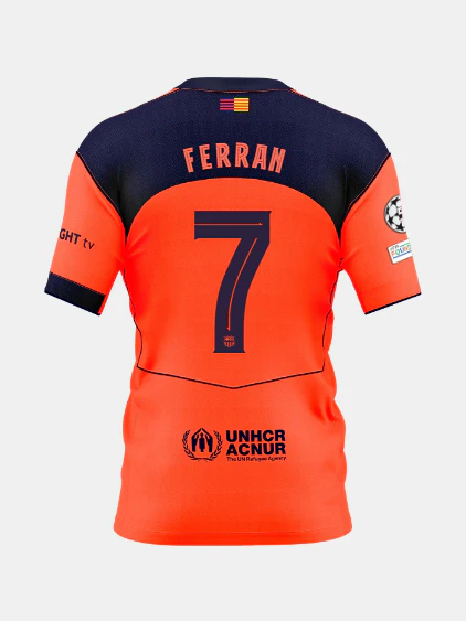 Ferran | Ucl Women'S Third Jersey 25/26 Fc Barcelona T90