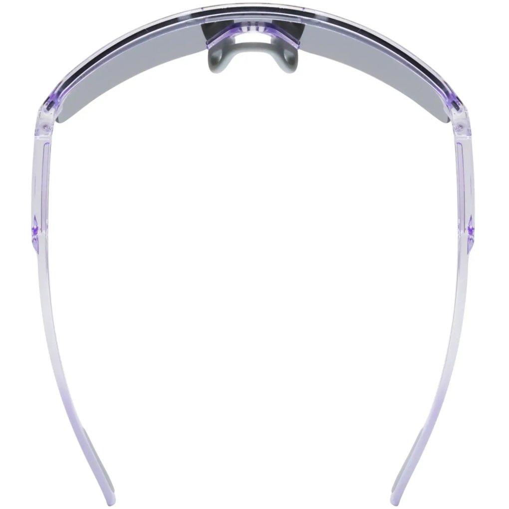 Uvex Dyrt Cycling Glasses - clear purple/mirror red