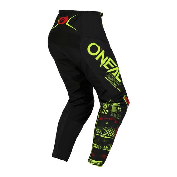Pantalon cross O'Neal ELEMENT - ATTACK V23 2023 - Noir / JauneRef : OL1910