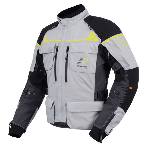 Rukka Ecuado-R Gore-Tex® Pro Motorcycle Jacket - Gray / YellowRef: Ruk0008-C52530