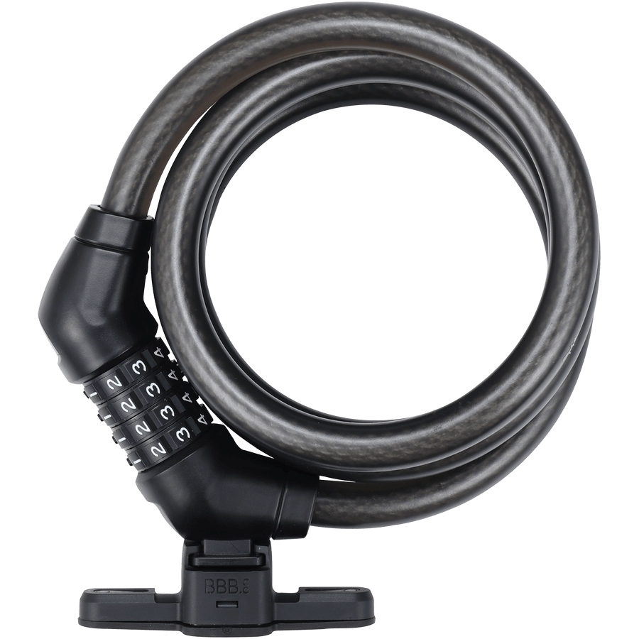 BBB Cycling CodeGuard Cable 15/180 BBL-102B Cable Lock with Bracket