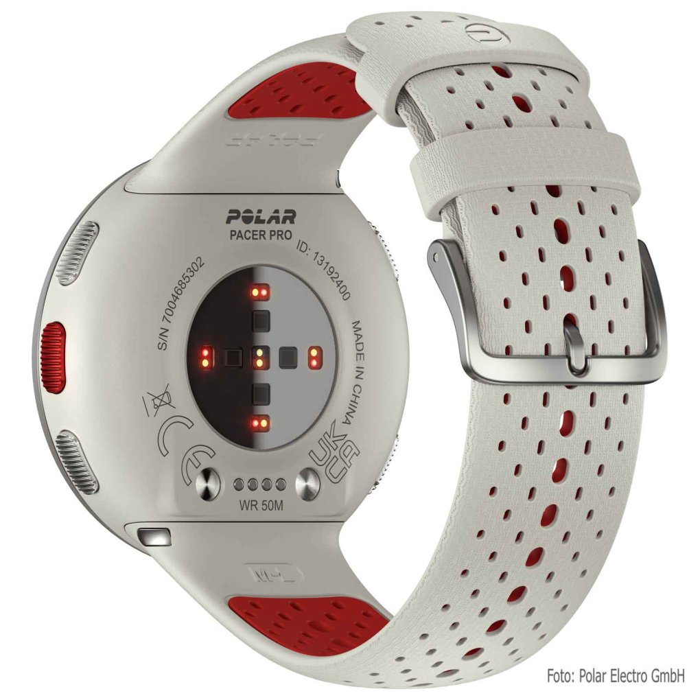 Polar Pacer Pro GPS Running Watch - Snow White