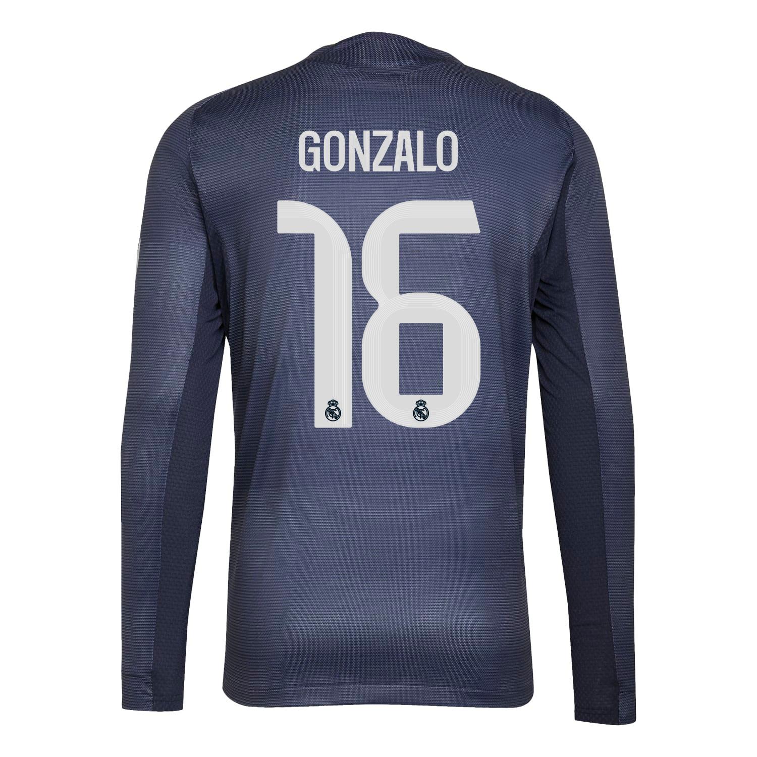 Mens Away Long Sleeve Authentic Shirt 25/26 Navy