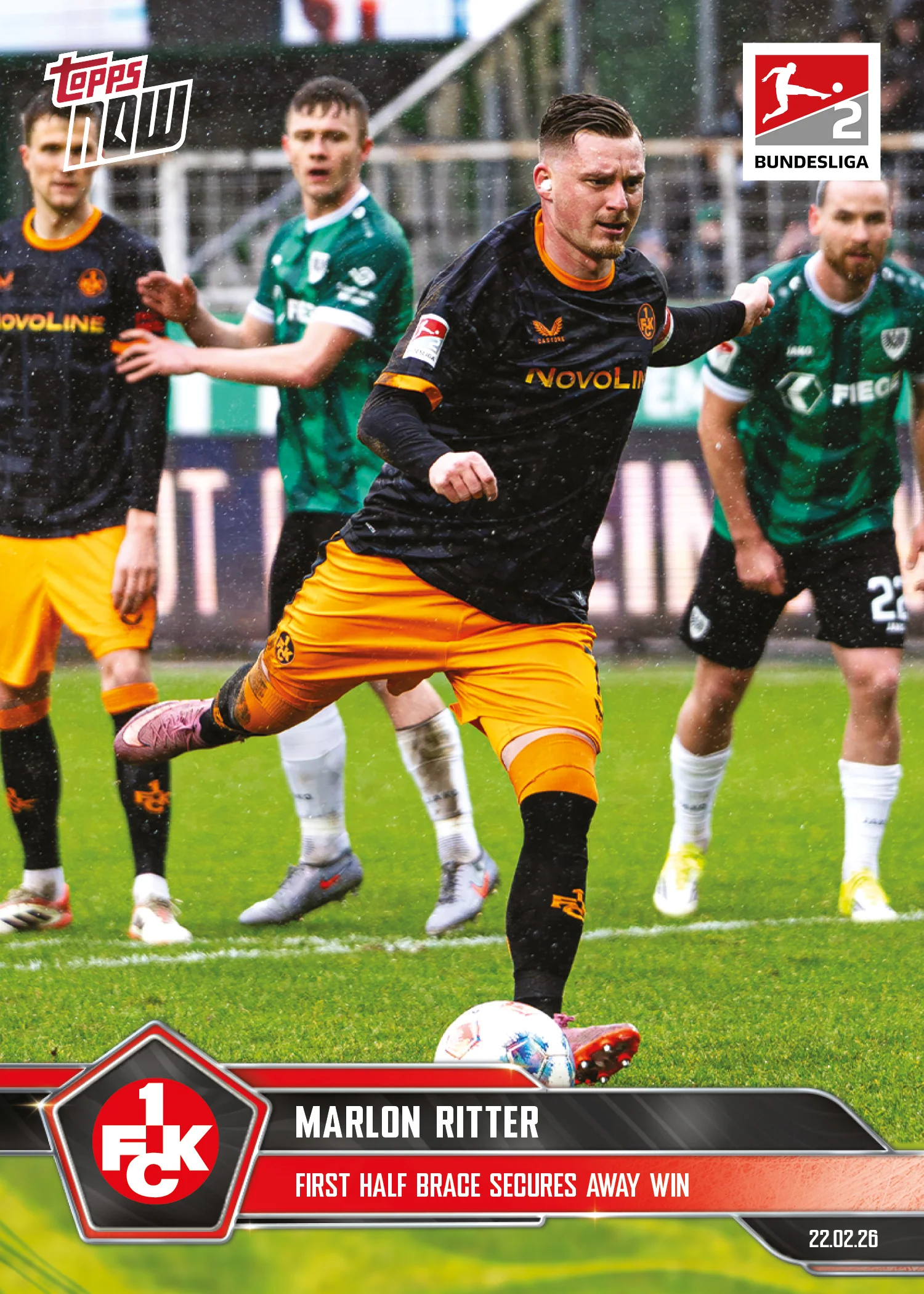 Marlon Ritter - 2025-26 Bundesliga Topps NOW® - Card 133 - PR: 483