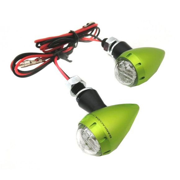 Barracuda S-LED B-LUX Indicator (Pair) Universal - GreenRef: BAR0109