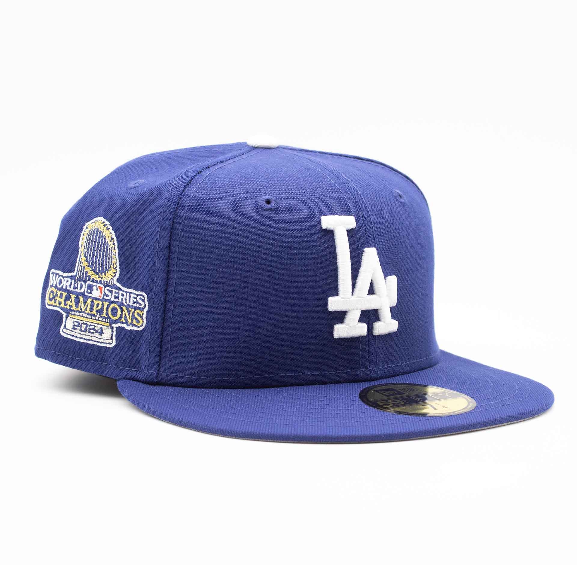 Los Angeles Dodgers 2024 World Series Champions 59FIFTY Fitted MLB Cap Blue