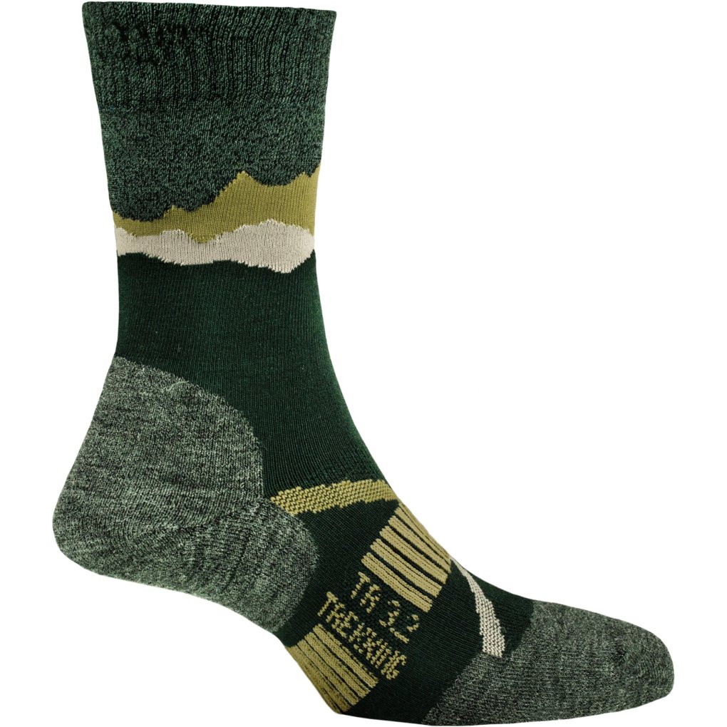 P.A.C. Original TR 3.2 Trekking Merino Light Socks Men - Anthracite/Olive