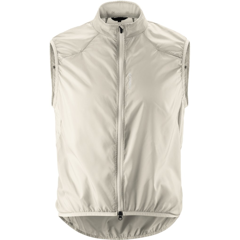 Gonso Road Wind Vest Men - Chateau Gray