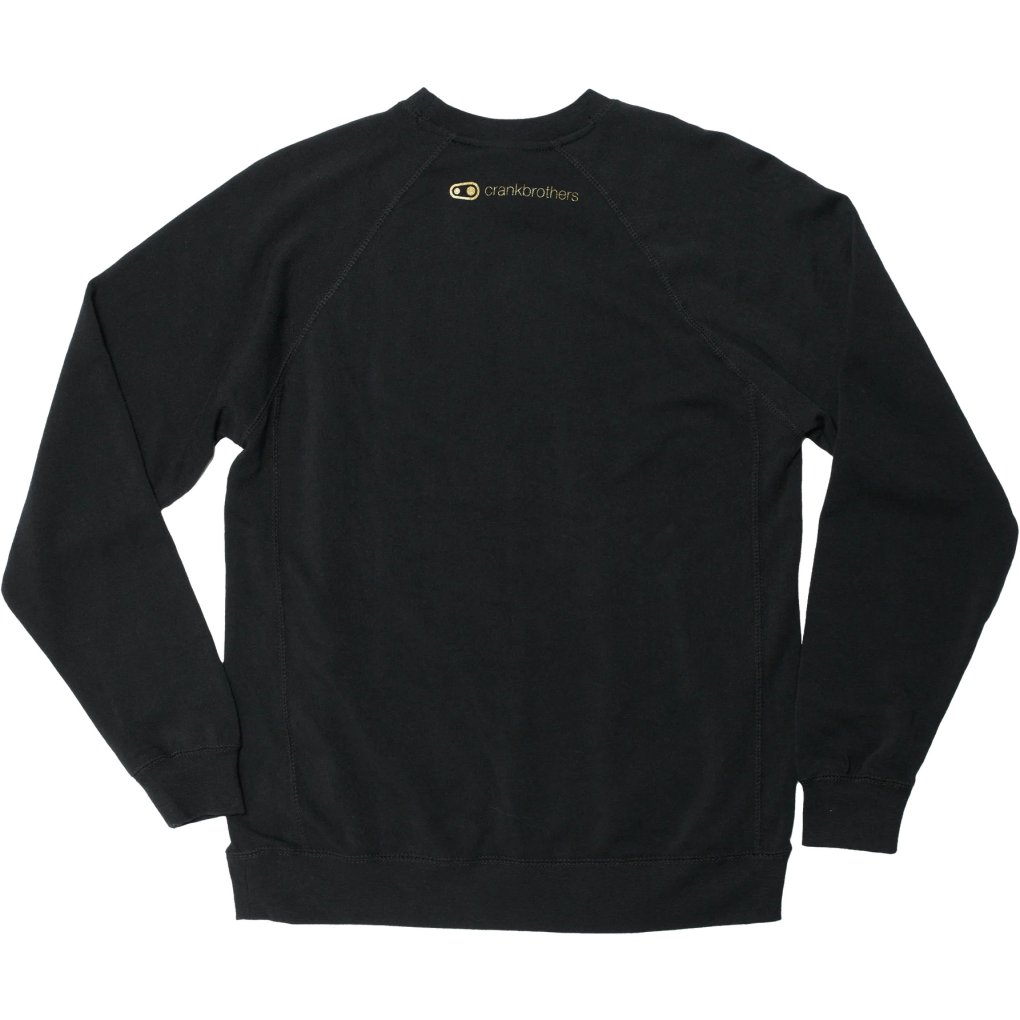 Crankbrothers Classic Crewneck Sweatshirt Men - black/gold
