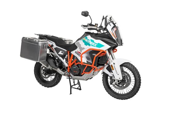 Touratech ZEGA Mundo 38/45 suitcase - Black support included - AluminumRef: Trt01671A / 01-373-6185-0