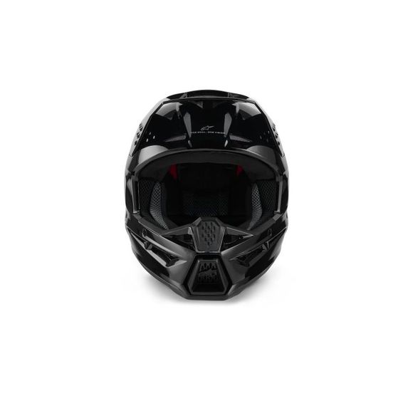 Casque cross Alpinestars S-M3 SOLID 2025 - Noir / BlancRef : AP3957