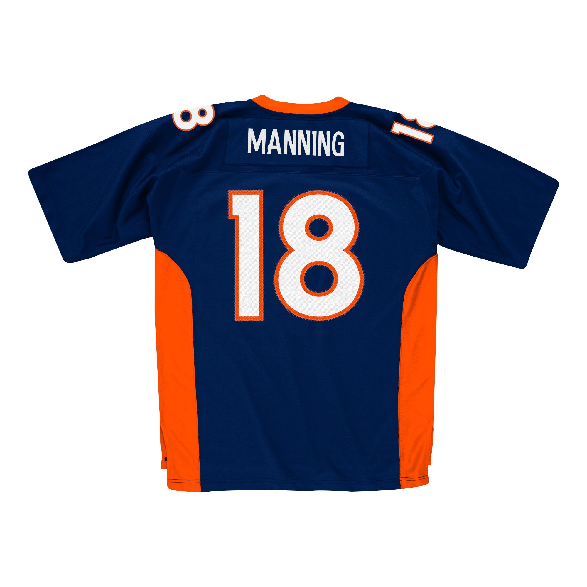 Peyton Manning #18 Denver Broncos Mitchell & Ness Throwback NFL Jersey Navy