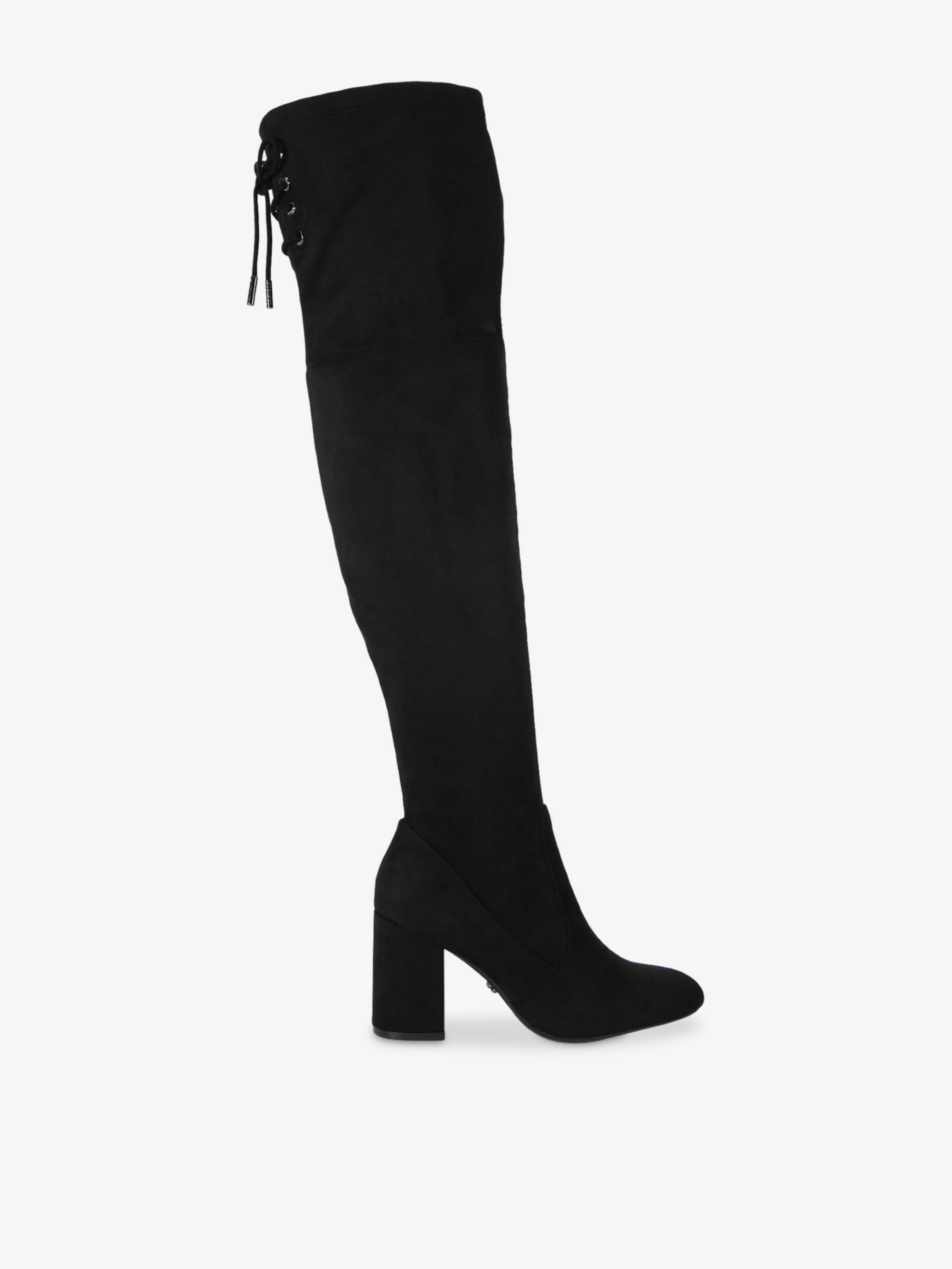 Vito Heeled Faux-Leather Over-The-Knee Boots