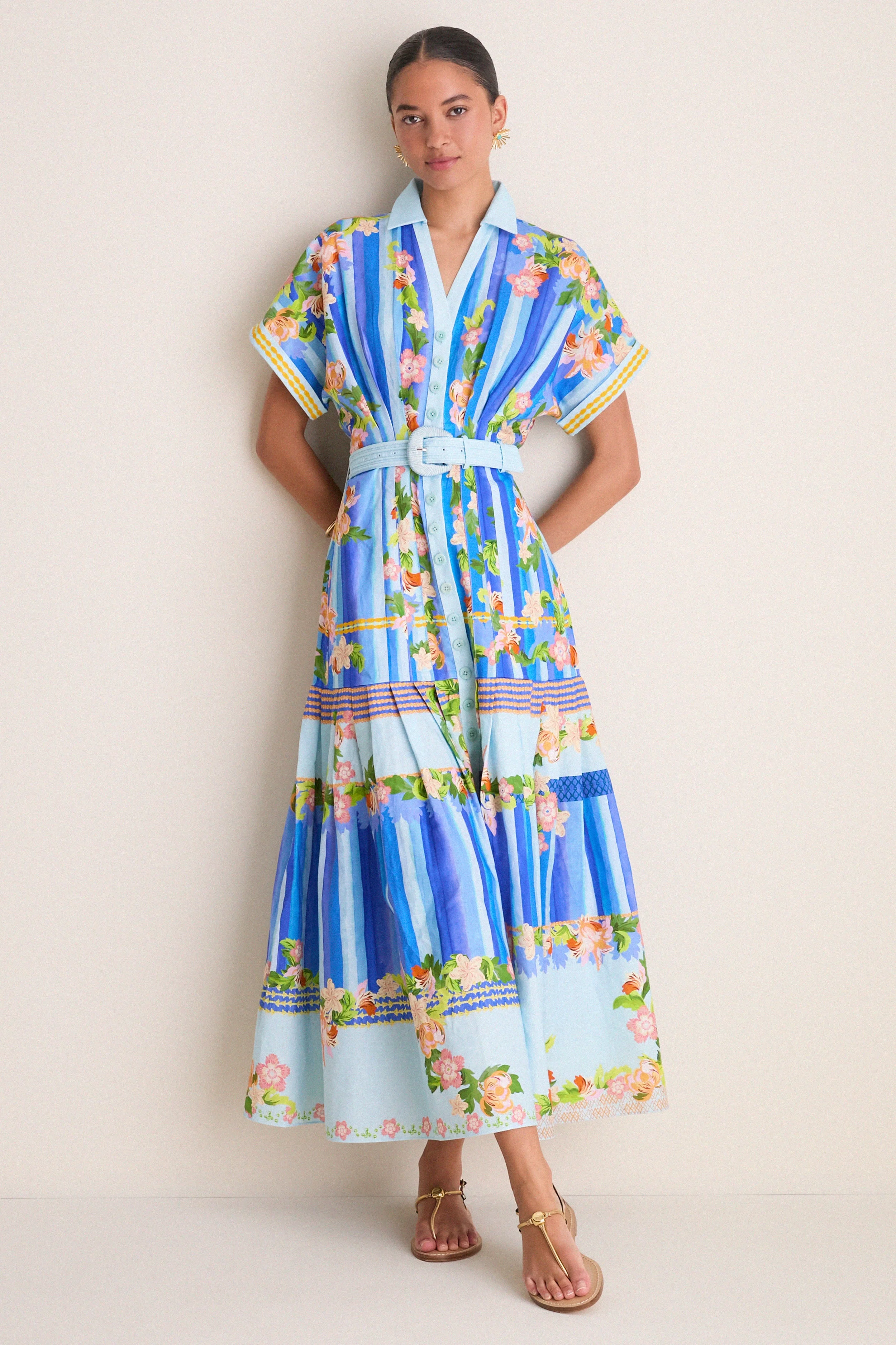 Floral River Riya-B Midi Dress