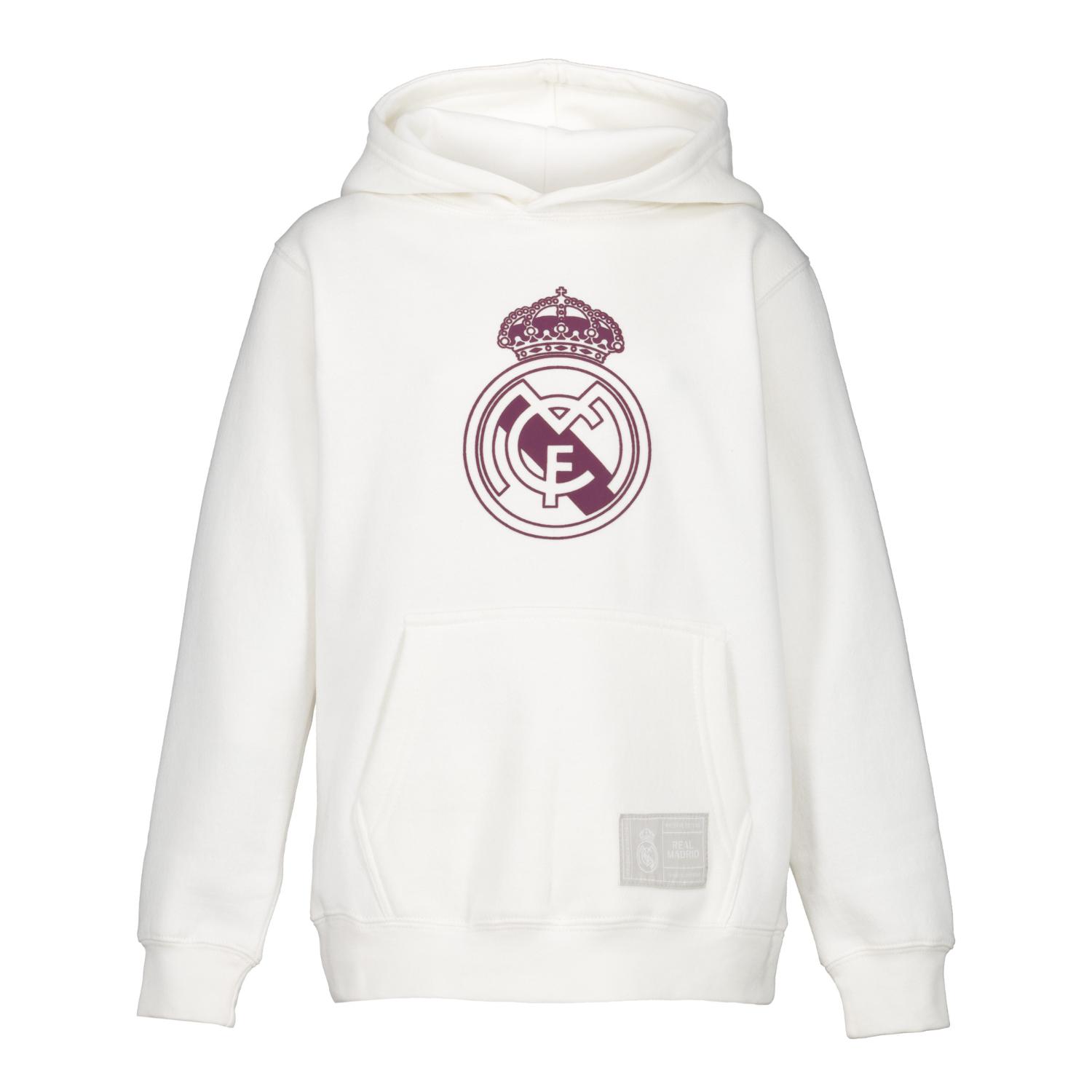Kids Color Crest Hoodie Off White Real Madrid