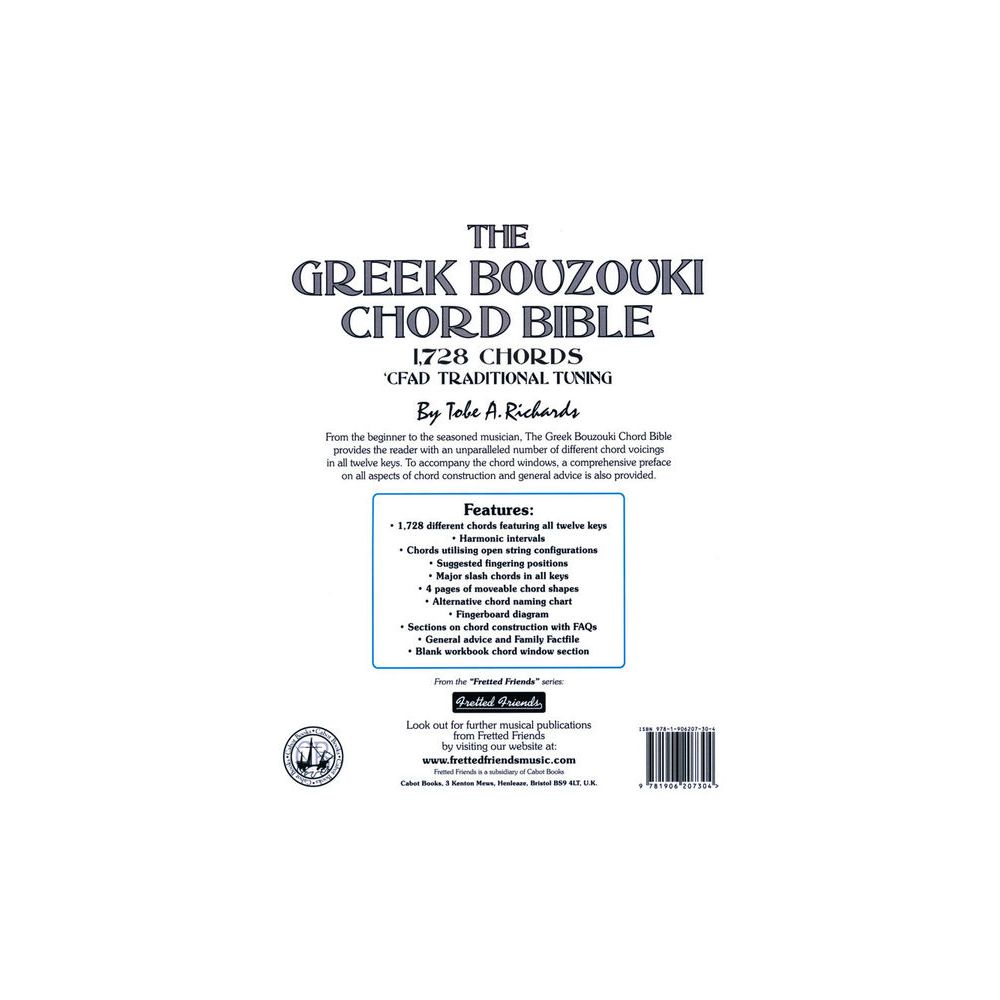 Cabot Books Publishing Greek Bouzouki Chord Bible – Thomann Ireland