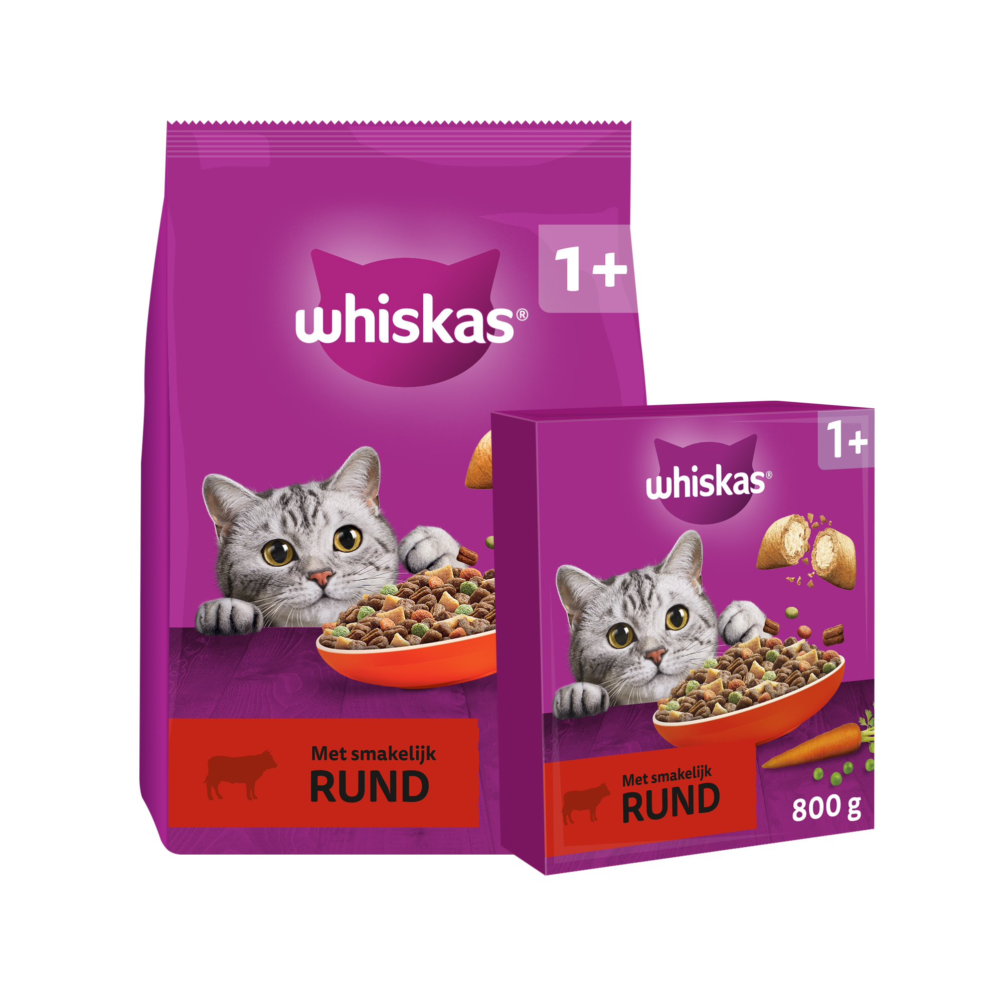 Whiskas Dry Adult Box - Beef - 800 g