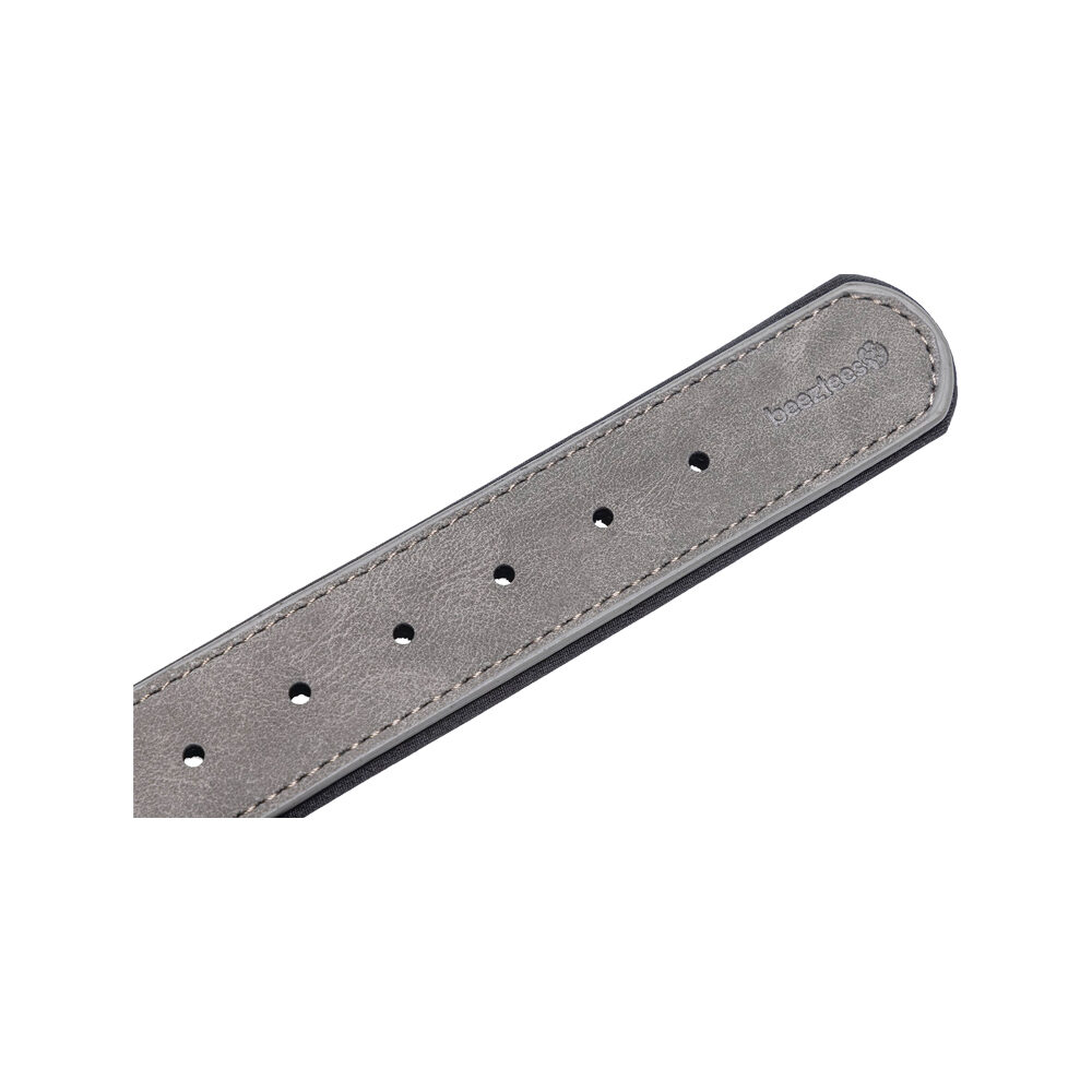 Beeztees Balacron Ax Dog Collar - Faux Leather - Brown - 21-26 cm x 10 mm