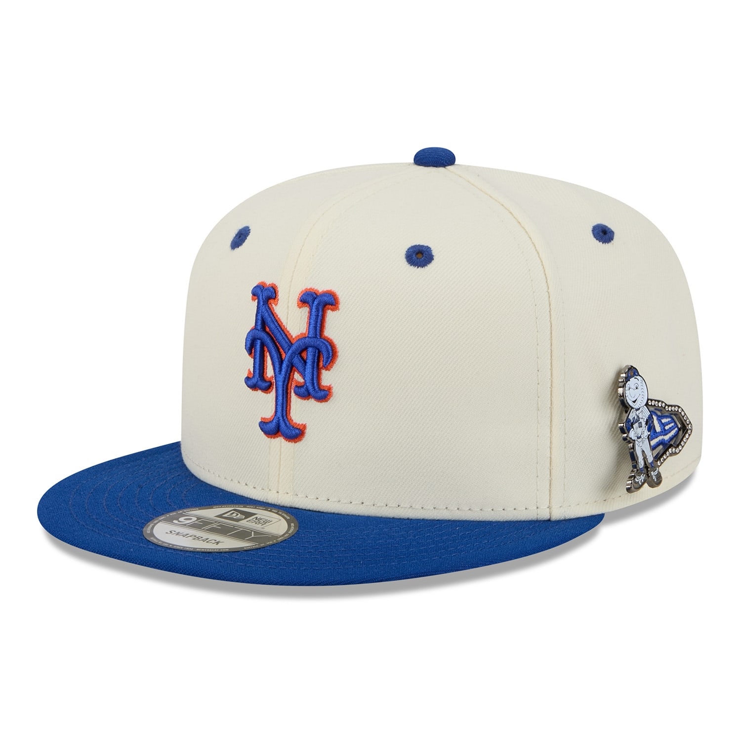 New York Mets Mascot Pin 9FIFTY Snapback Cap