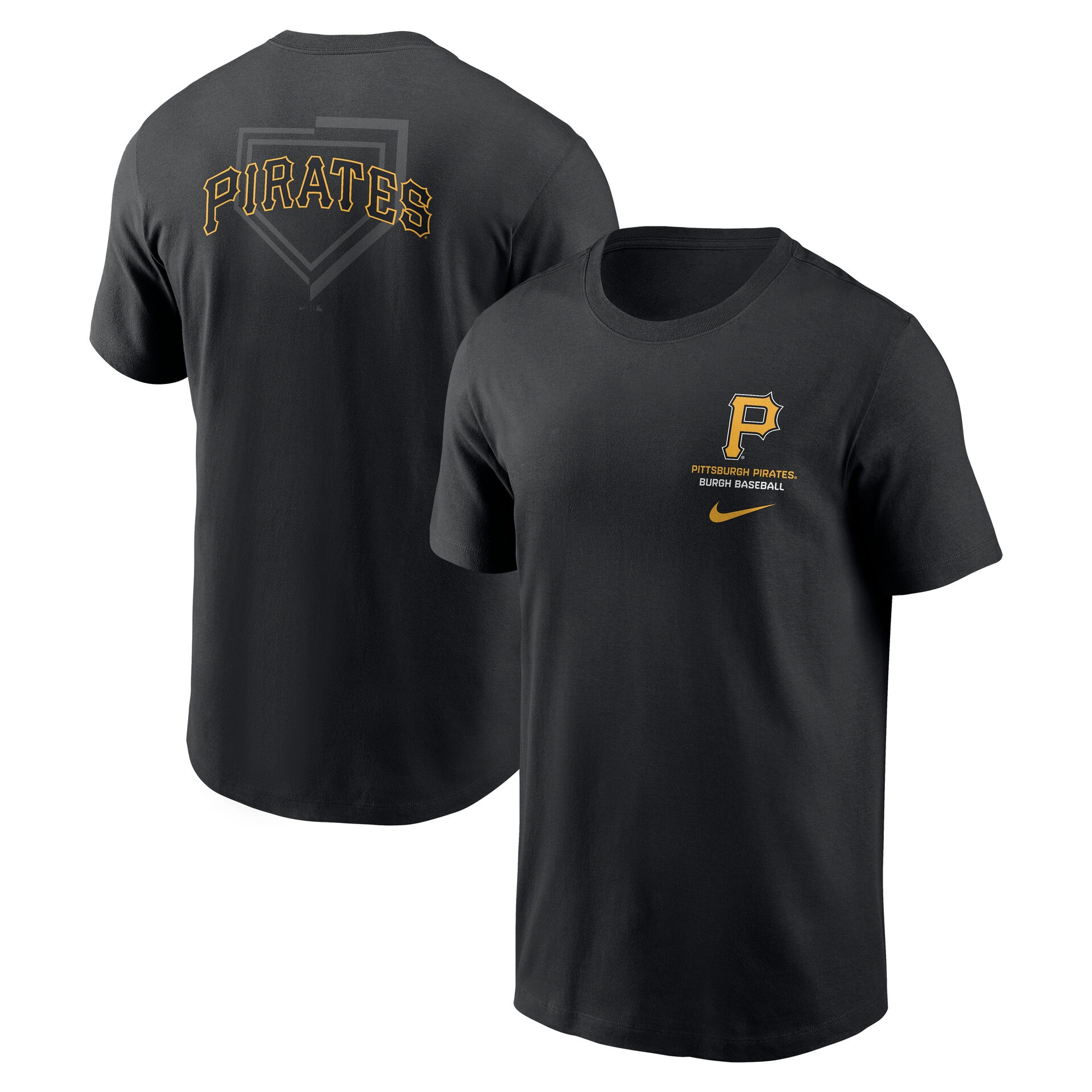 Pittsburgh Pirates Primetime 2-Hit T-Shirt Black