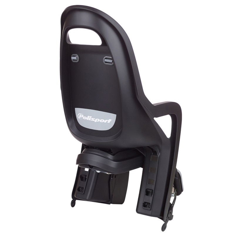 Polisport Groovy RS Plus Child Bike Seat for Frame - black/dark grey