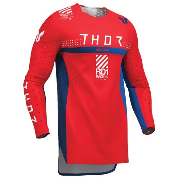 Thor Sport Synth 2025 cross jersey - Black / RedRef: To3199