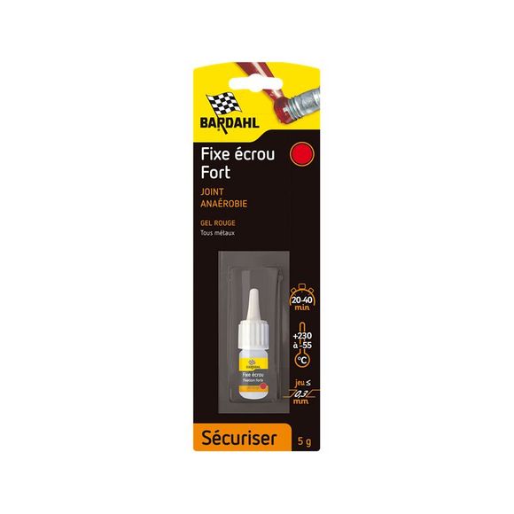 Colle Bardahl Fix'ECROU fort Rouge 5GR UniverselRef : BDH0087 / 49911