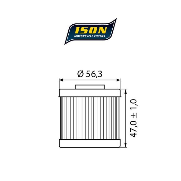 Ison 151 ELEMENT Oil Filter Original TypeRef: ISON 151