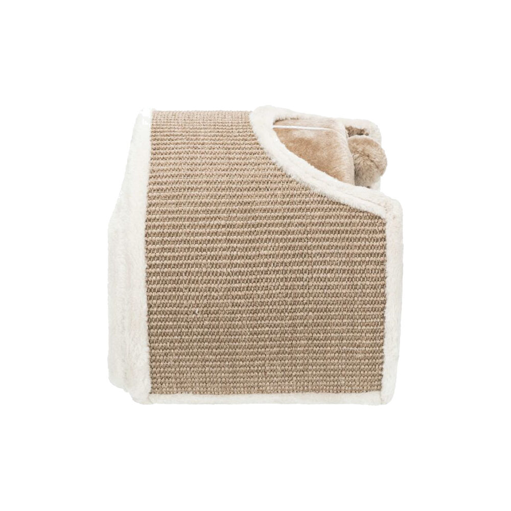 Trixie - Cat Scratching Tunnel - Plush/Sisal - 110 × 30 × 38 cm