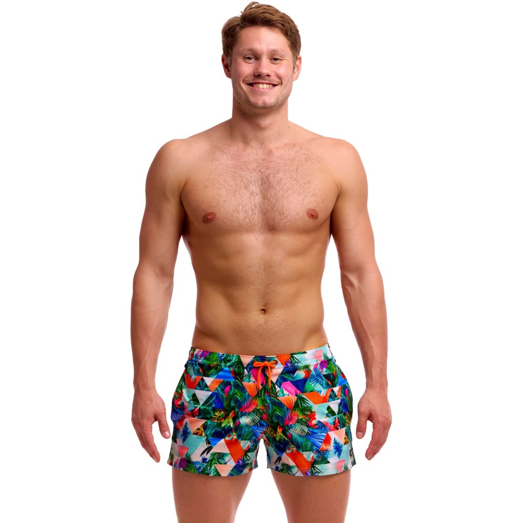 Funky Trunks Shorty Shorts Men - Palm Prism
