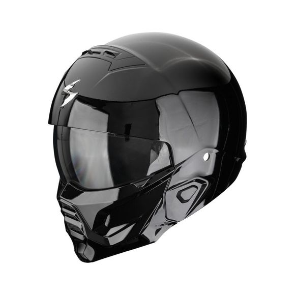 Casque jet Scorpion Exo EXO-COMBAT II - SOLID - NoirRef : SC0973