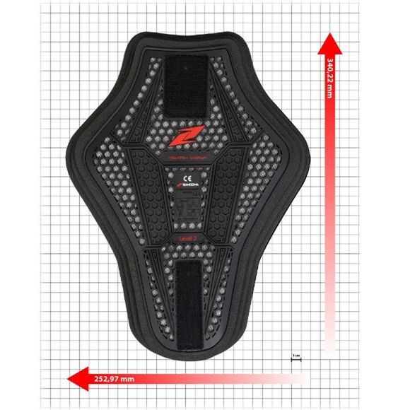 Zandona ESATECH BACK INSERTS back brace - 3 - BlackRef: ZAN0069 / 7203BKUN00