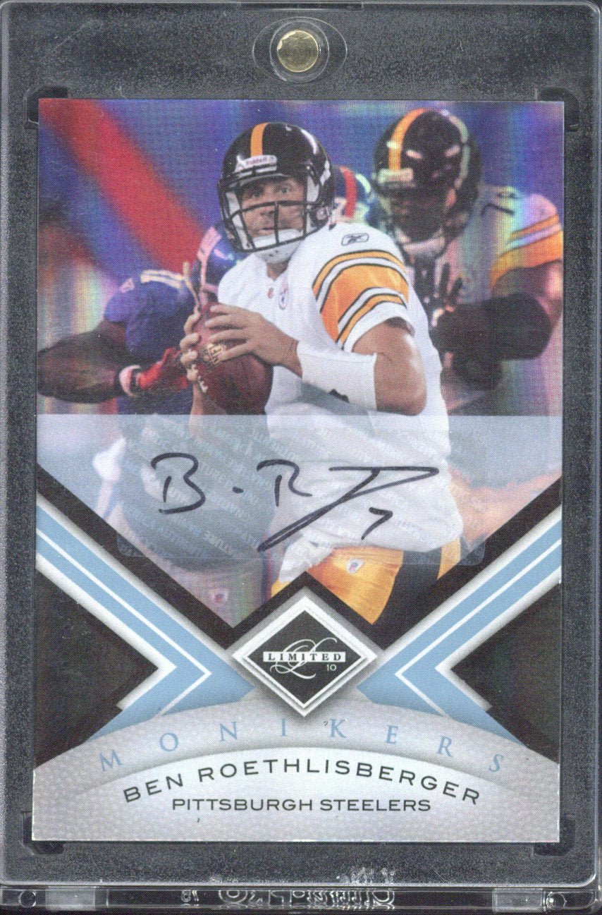 2010 Panini Limited Ben Roethlisberger Autograph 1/1 #76