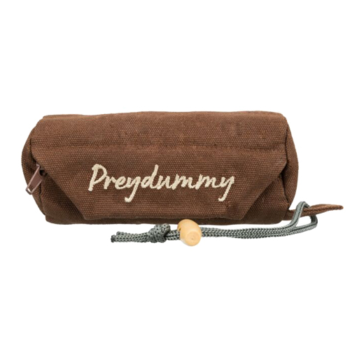 Trixie Dog Activity Prey Dummy - Brown with blue loop - ø 6 × 14cm