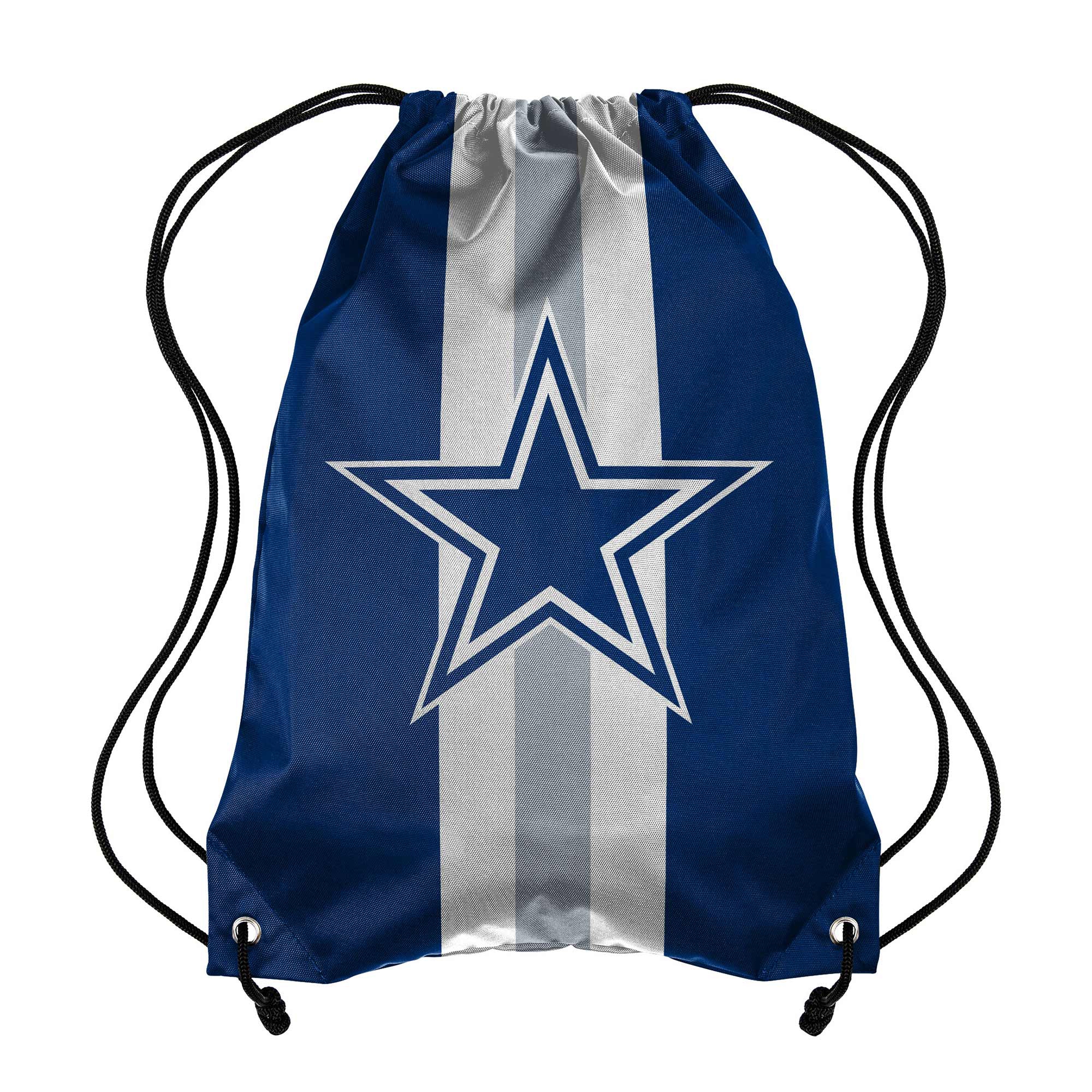Dallas Cowboys Team Stripe NFL Drawstring Backpack