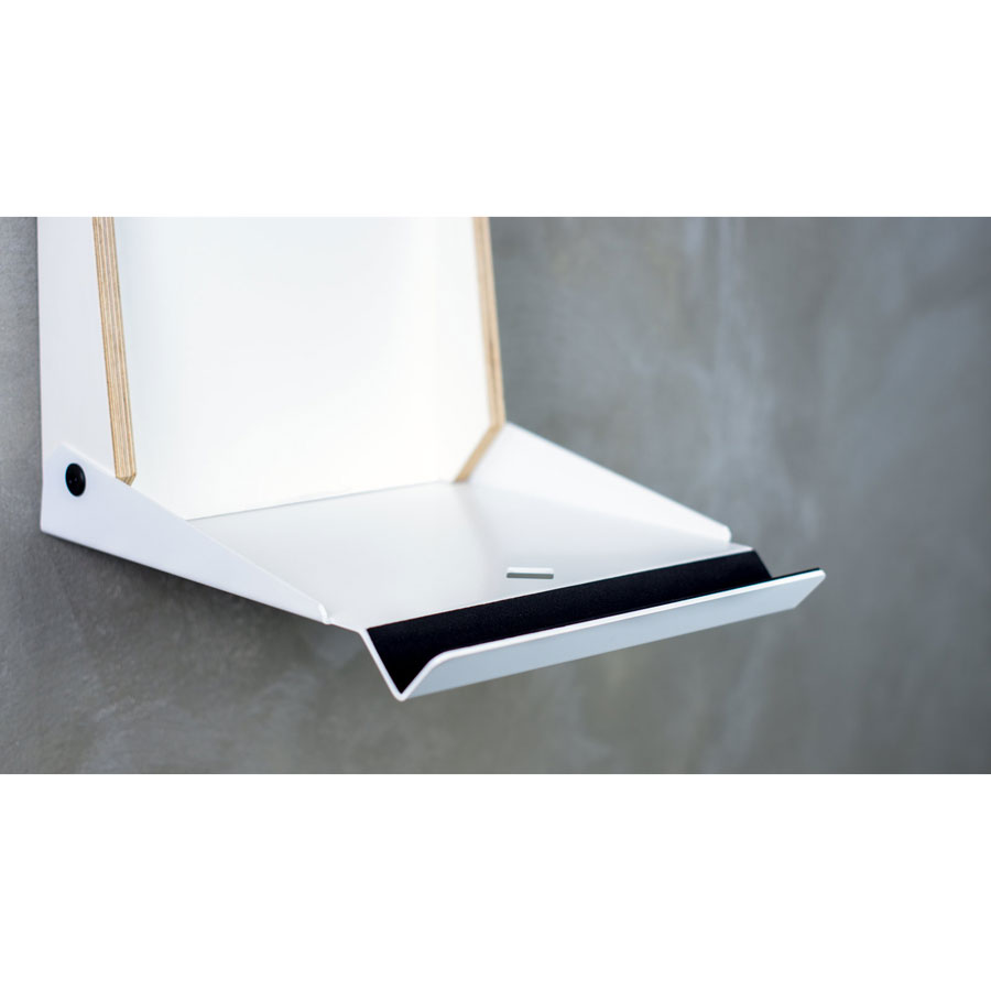 Parax L-Rack Bicycle Wall Mount - White