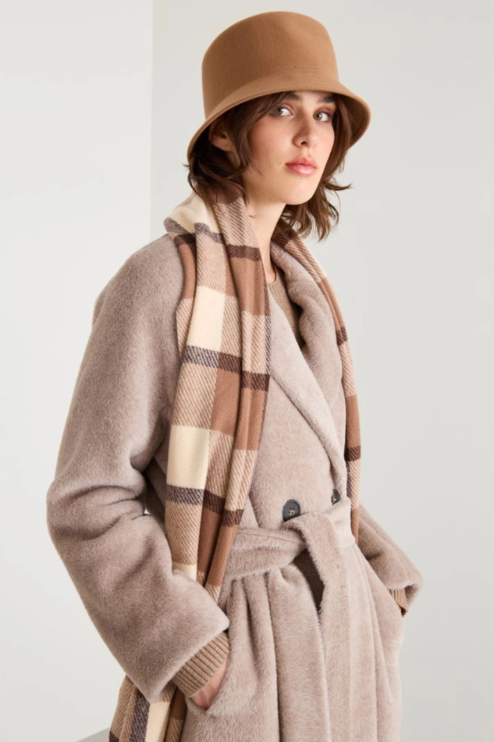 Wool cloche - CAMEL BEIGE