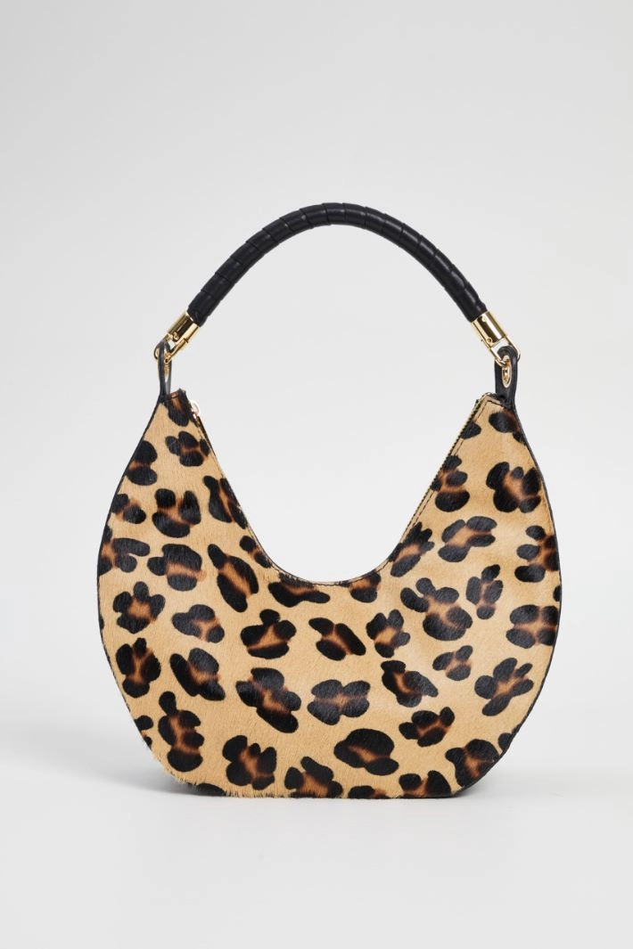 Ponyskin bag - BLACK