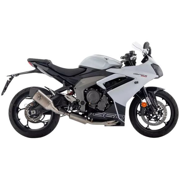 Ligne Complète Arrow Veloce Titane Racing - Collecteur Acier - GrisTRIUMPH 660 DAYTONA 660 - 2024 - 2025Ref : AW0805 / 71007VL
