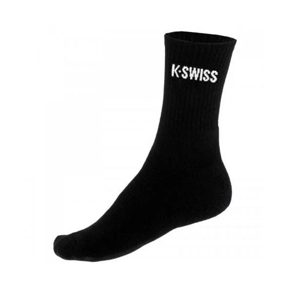 2-PACK OF BLACK K-SWISS HYPERCOURT SOCKS