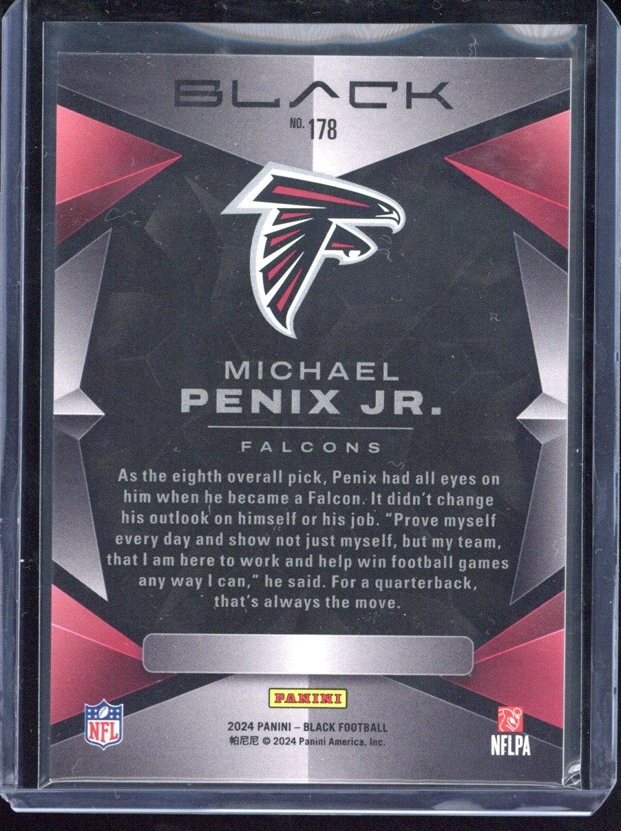 2024 Panini Black Football Michael Jr. RC 1/1 #178