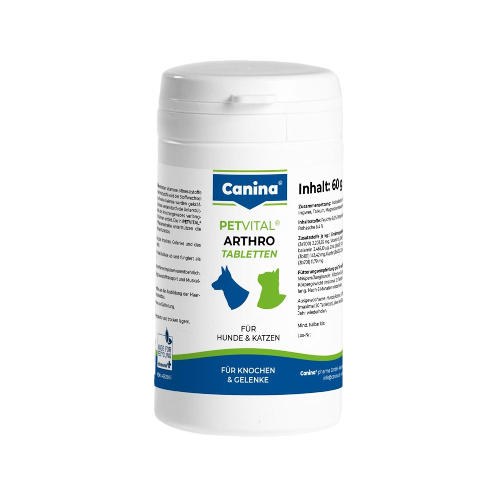 Canina Petvital Arthro Tablets - 60 g