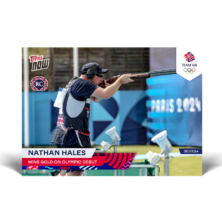 Nathan Hales - Wins gold on Olympics debut - 2024 Team GB TOPPS NOW® Card 8