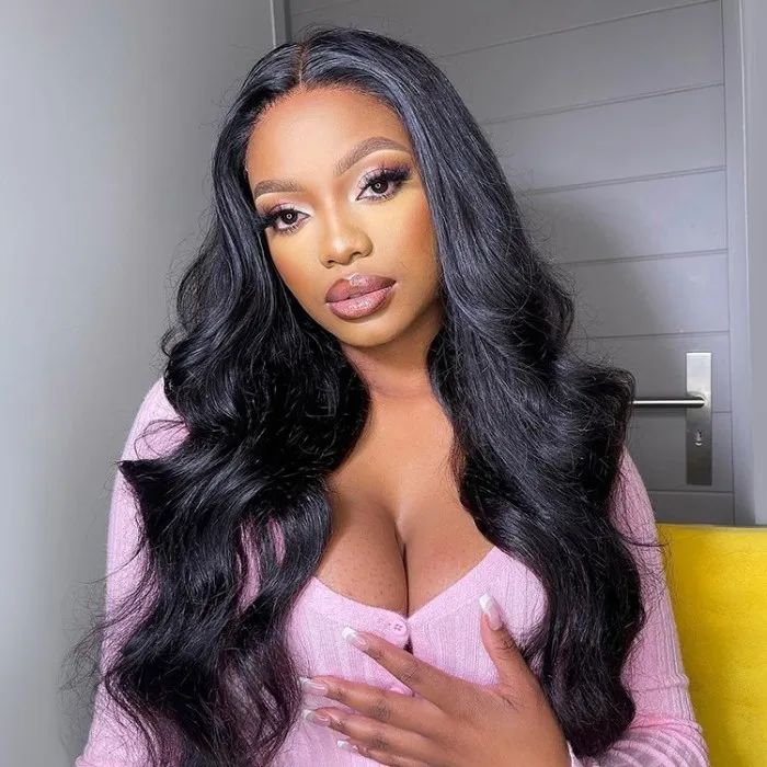 Upscale 100% Human Hair Full Lace Wig Body Wave 22