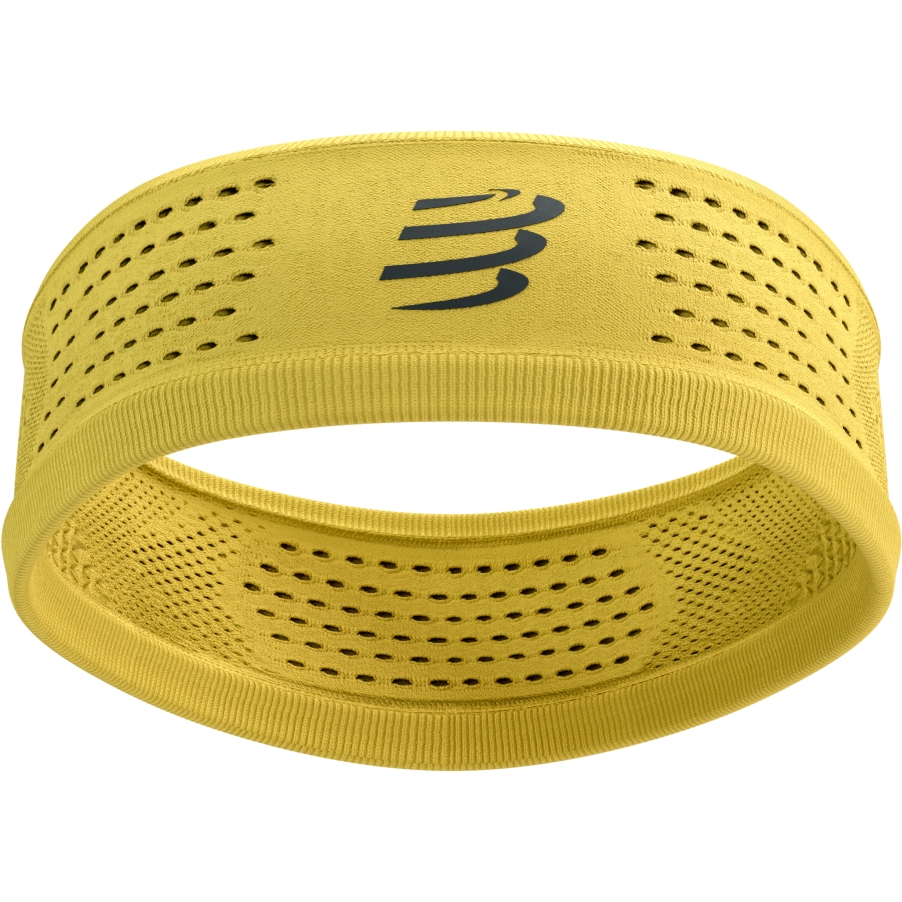 Compressport Thin On/Off Headband - ceylon yellow/black