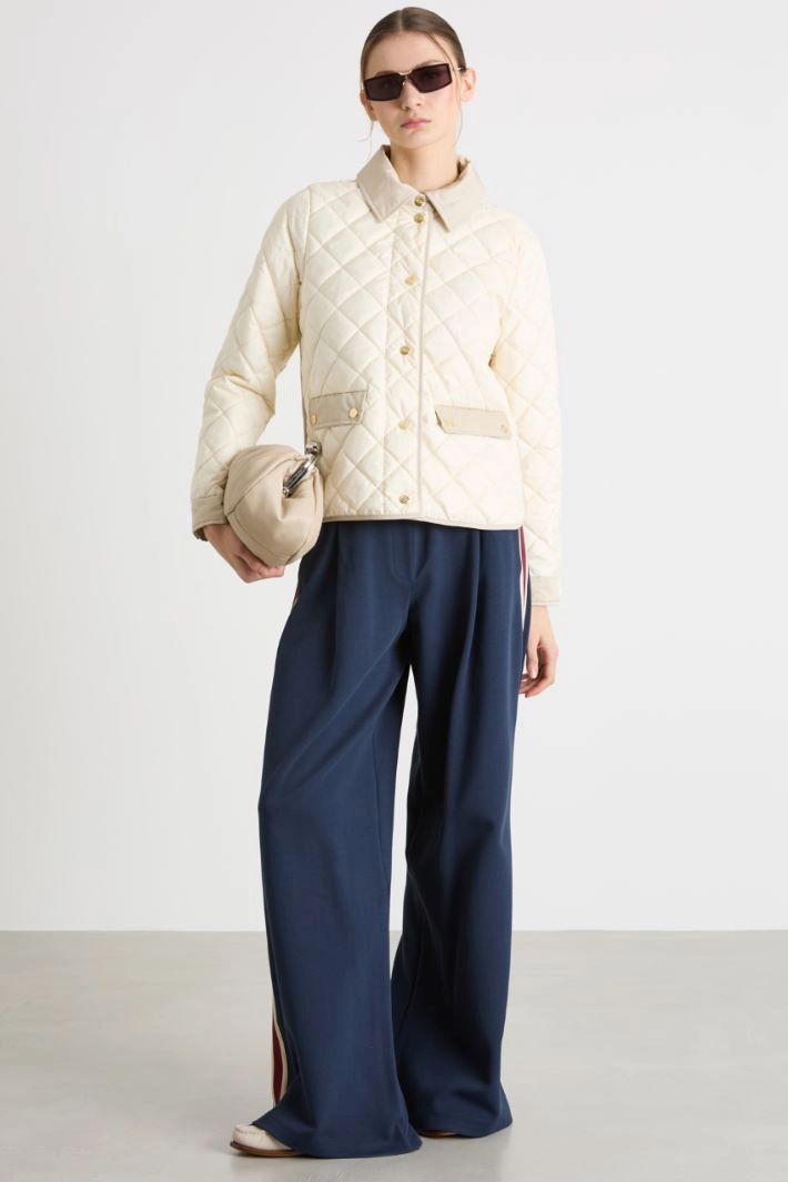 Padded jacket - WHITE BEIGE