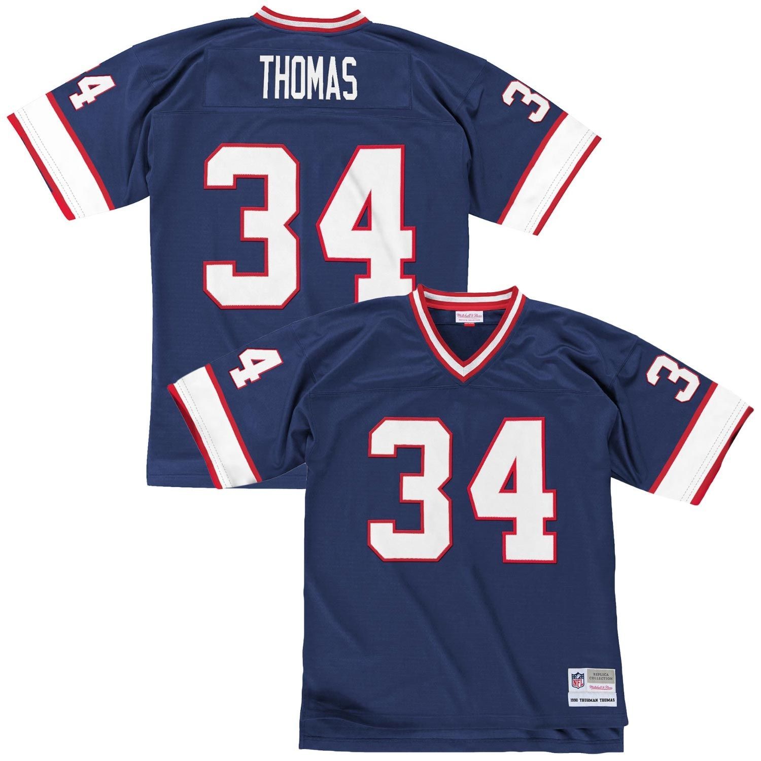 Thurman Thomas #34 Buffalo Bills Legacy Throwback NFL Jersey