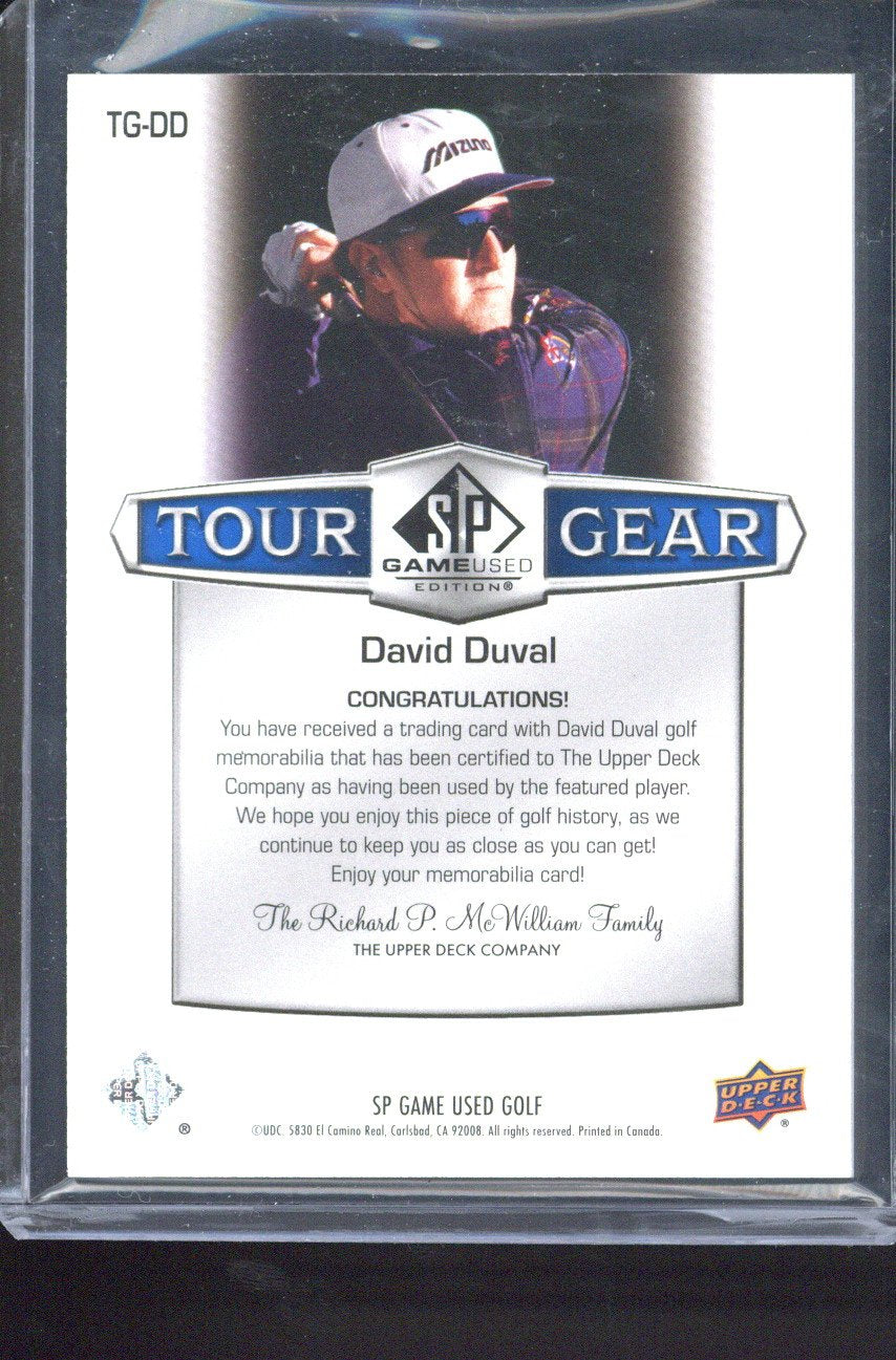 Upper Deck SP Game Used Golf David Duval Relic/49 #TG-DD