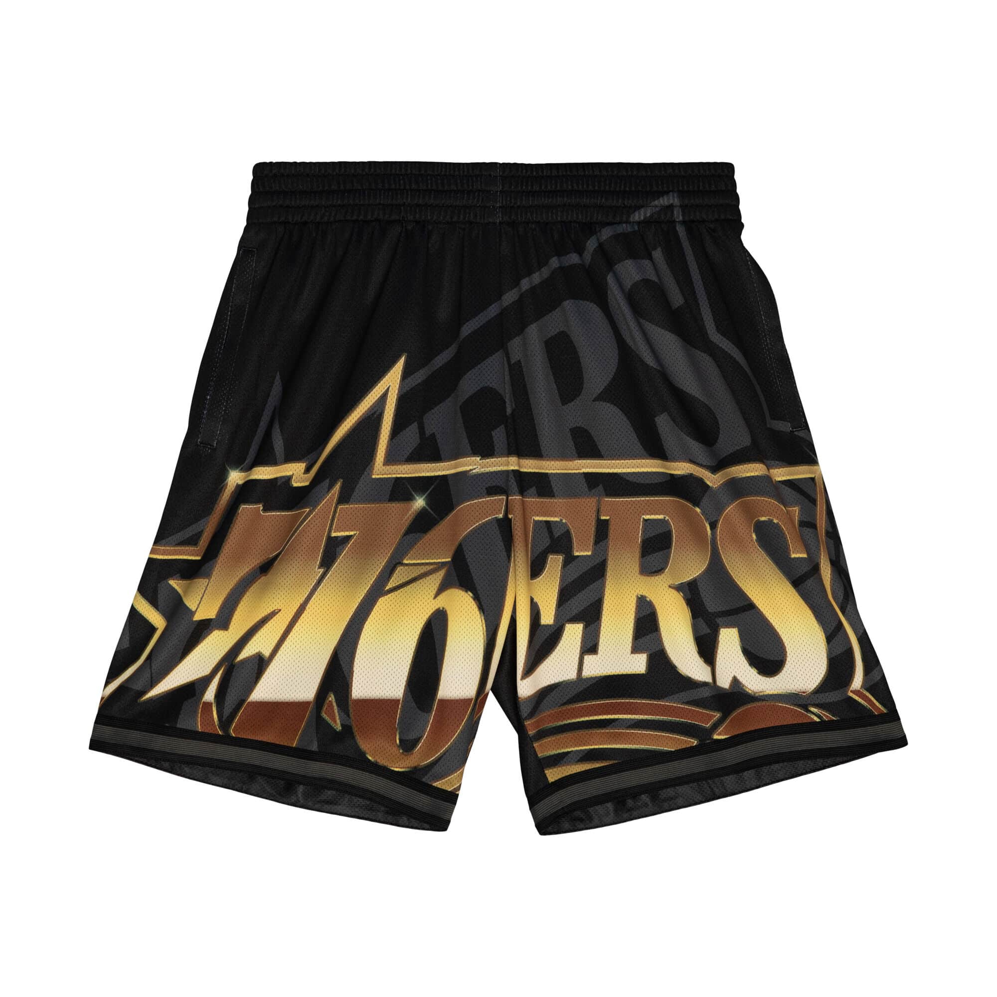 Philadelphia 76ers Big Face 4.0 Mitchell & Ness NBA Shorts Black