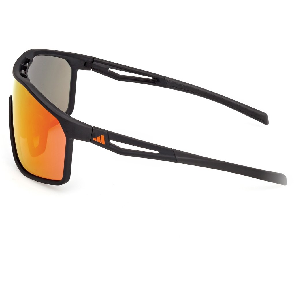 adidas Kalidro SP0117 Glasses - Matte Black / Roviex Mirror